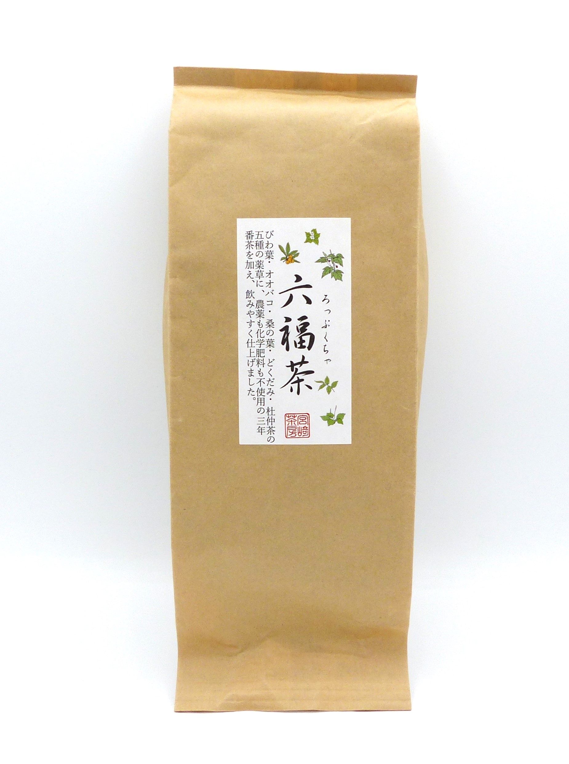 Roppukucha gerösteter Grüntee mit 5 verschiedene japanische Krauter JAS 90g